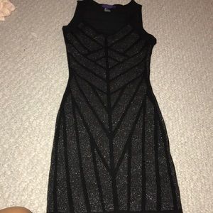 Tight Silver & Black dress